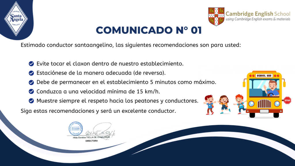 Comunicado para movilidades